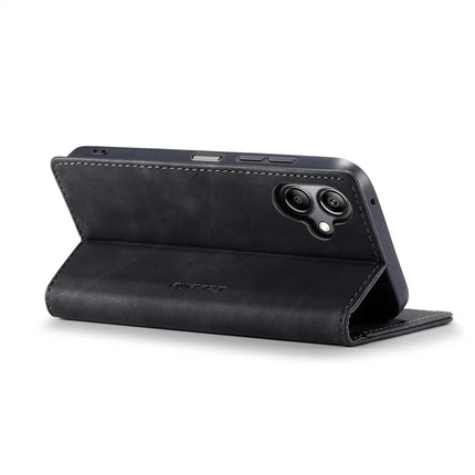 For Samsung Galaxy A06 Case CASEME 013 Series Card Holder Stand Leather Phone Cover