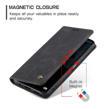 For Samsung Galaxy A06 Case CASEME 013 Series Card Holder Stand Leather Phone Cover