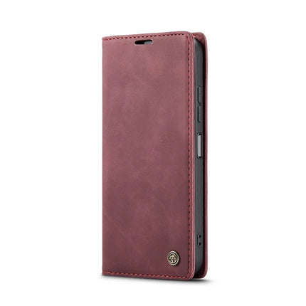 For Samsung Galaxy A06 Case CASEME 013 Series Card Holder Stand Leather Phone Cover