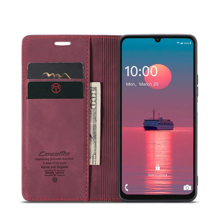 For Samsung Galaxy A06 Case CASEME 013 Series Card Holder Stand Leather Phone Cover