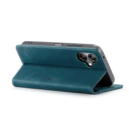 For Samsung Galaxy A06 Case CASEME 013 Series Card Holder Stand Leather Phone Cover