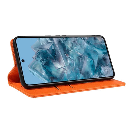For Google Pixel 8 Pro Case RFID Blocking Strong Magnetic Leather Wallet Phone Cover