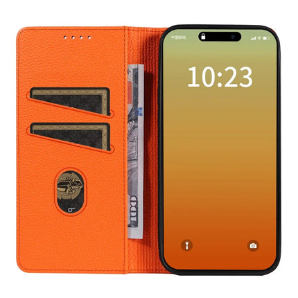 For iPhone 13 Pro Max Case RFID Blocking Strong Magnetic Leather Wallet Phone Cover