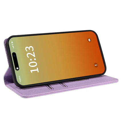For iPhone 13 Pro Max Case RFID Blocking Strong Magnetic Leather Wallet Phone Cover