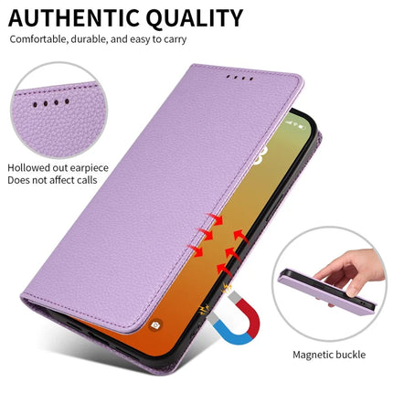 For iPhone 13 Pro Max Case RFID Blocking Strong Magnetic Leather Wallet Phone Cover