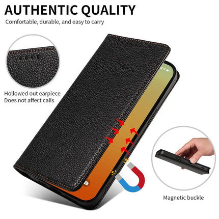 For iPhone 16 Pro Max Case RFID Blocking Strong Magnetic Leather Wallet Phone Cover