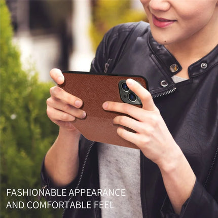 For iPhone 16 Pro Case RFID Blocking Strong Magnetic Leather Wallet Phone Cover