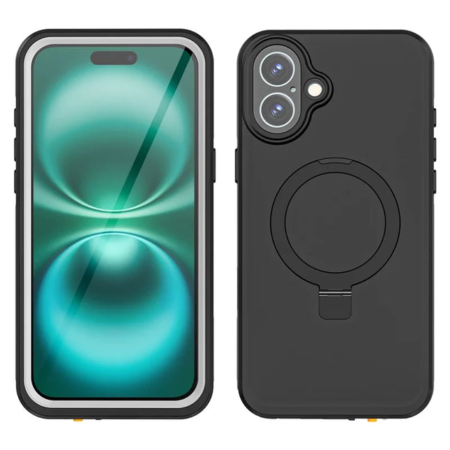 REDPEPPER IP68 Waterproof Case For iPhone 16 Plus Phone Back Cover Kickstand Compatible with MagSafe