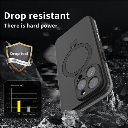 REDPEPPER IP68 Waterproof Case For iPhone 16 Pro Max Phone Back Cover Kickstand Compatible with MagSafe