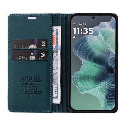 YIKATU YK-001 For Motorola Moto G35 5G Case Stand Leather Phone Cover Strong Magnetic Closure