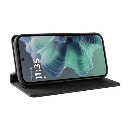 YIKATU YK-004 For Motorola Moto G35 5G Case Leather Skin-Touch Phone Cover Magnetic Auto-Absorbed