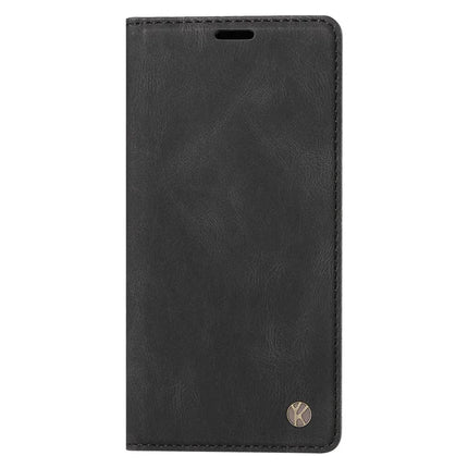 YIKATU YK-004 For Motorola Moto G35 5G Case Leather Skin-Touch Phone Cover Magnetic Auto-Absorbed