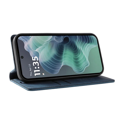 YIKATU YK-004 For Motorola Moto G35 5G Case Leather Skin-Touch Phone Cover Magnetic Auto-Absorbed