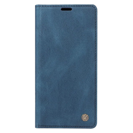 YIKATU YK-004 For Motorola Moto G35 5G Case Leather Skin-Touch Phone Cover Magnetic Auto-Absorbed