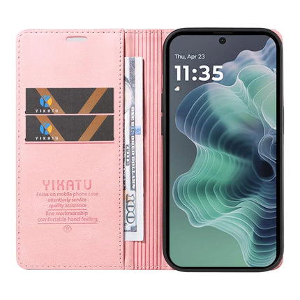 YIKATU YK-004 For Motorola Moto G35 5G Case Leather Skin-Touch Phone Cover Magnetic Auto-Absorbed