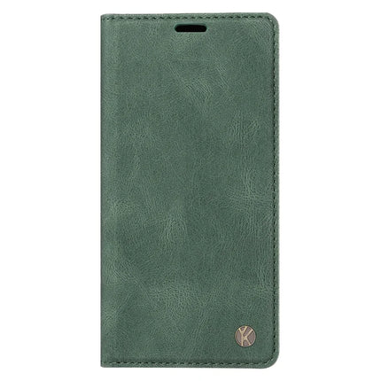YIKATU YK-004 For Motorola Moto G35 5G Case Leather Skin-Touch Phone Cover Magnetic Auto-Absorbed