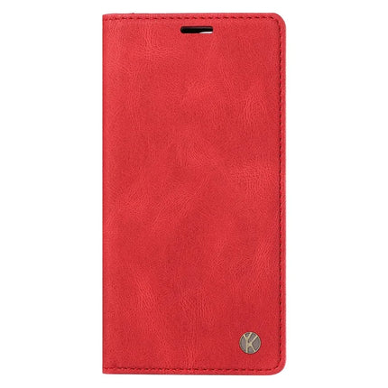 YIKATU YK-004 For Motorola Moto G35 5G Case Leather Skin-Touch Phone Cover Magnetic Auto-Absorbed