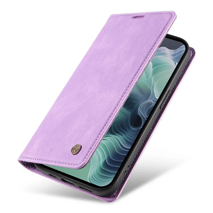 YIKATU YK-004 For Motorola Moto G35 5G Case Leather Skin-Touch Phone Cover Magnetic Auto-Absorbed