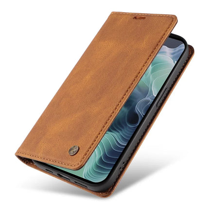 YIKATU YK-004 For Motorola Moto G35 5G Case Leather Skin-Touch Phone Cover Magnetic Auto-Absorbed