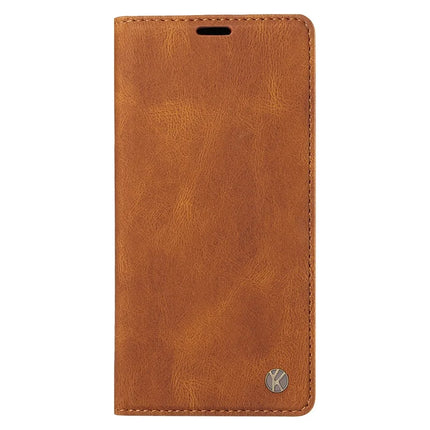 YIKATU YK-004 For Motorola Moto G35 5G Case Leather Skin-Touch Phone Cover Magnetic Auto-Absorbed