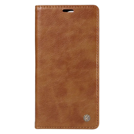 YIKATU YK-006 For Motorola Moto G35 5G Case Card Slots Magnetic Closure Leather Phone Cover Litchi Texture