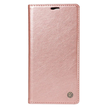 YIKATU YK-006 For Motorola Moto G35 5G Case Card Slots Magnetic Closure Leather Phone Cover Litchi Texture