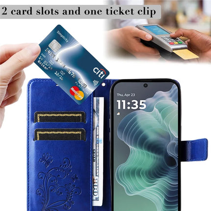 For Motorola Moto G35 5G Case Butterfly Leather Phone Cover