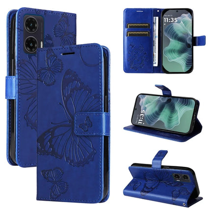 For Motorola Moto G35 5G Case Butterfly Leather Phone Cover
