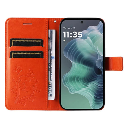 For Motorola Moto G35 5G Case Butterfly Leather Phone Cover