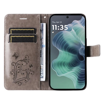 For Motorola Moto G35 5G Case Butterfly Leather Phone Cover