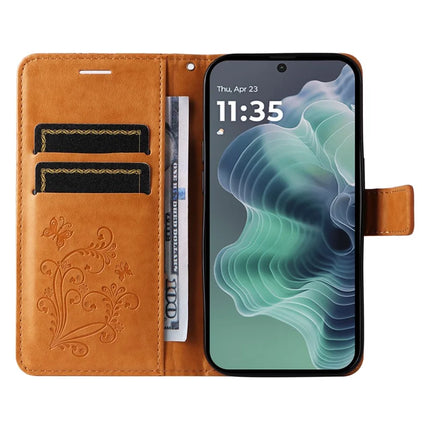 For Motorola Moto G35 5G Case Butterfly Leather Phone Cover