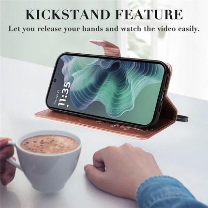 For Motorola Moto G35 5G Case Butterfly Leather Phone Cover