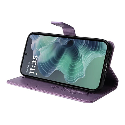 For Motorola Moto G35 5G Case Butterfly Leather Phone Cover