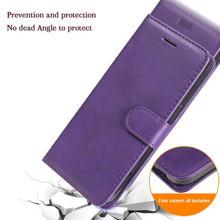 For Motorola Moto G35 5G Case Solid Color Leather Mobile Cover Wallet Stand with Strap