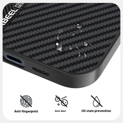 ABEEL For iPhone 13 Pro Case PC + TPU + Aluminum Alloy + PU Leather Phone Cover Compatible with MagSafe