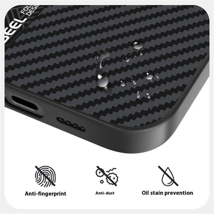 ABEEL For iPhone 13 Case PC + TPU + Aluminum Alloy + PU Leather Phone Cover Compatible with MagSafe