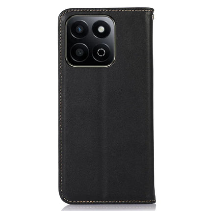 KHAZNEH For Honor X7c 4G / 200 Smart 5G / Play 60 Plus 5G Case Genuine Cow Leather Wallet Phone Cover Nappa Texture
