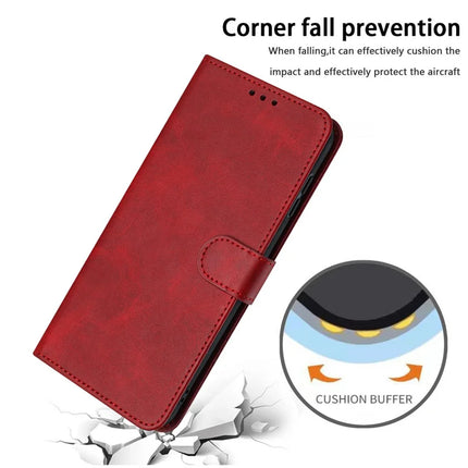 For Motorola Edge 50 Neo 5G / Moto S50 5G / Thinkphone 25 5G Case Flip Stand PU Leather Wallet Phone Cover Calf Texture