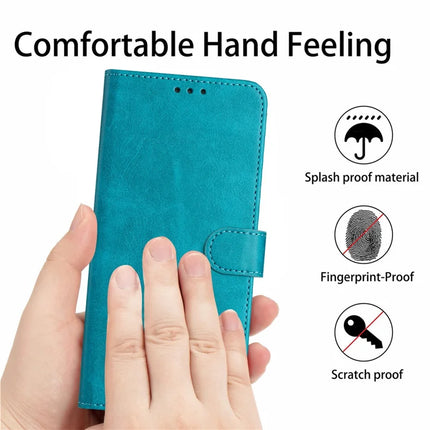 For Motorola Edge 50 Neo 5G / Moto S50 5G / Thinkphone 25 5G Case Flip Stand PU Leather Wallet Phone Cover Calf Texture