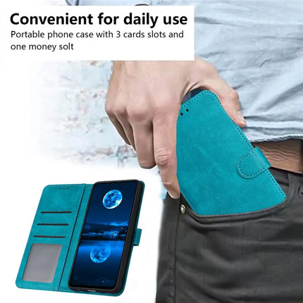 For Motorola Edge 50 Neo 5G / Moto S50 5G / Thinkphone 25 5G Case Flip Stand PU Leather Wallet Phone Cover Calf Texture