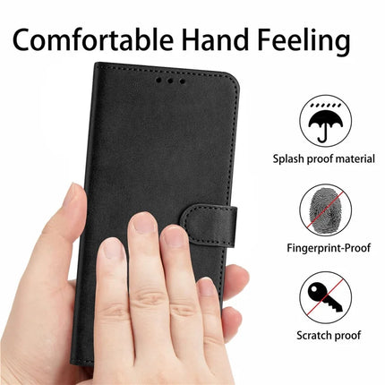 For Motorola Edge 50 Neo 5G / Moto S50 5G / Thinkphone 25 5G Case Flip Stand PU Leather Wallet Phone Cover Calf Texture