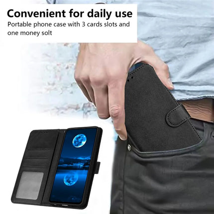 For Motorola Edge 50 Neo 5G / Moto S50 5G / Thinkphone 25 5G Case Flip Stand PU Leather Wallet Phone Cover Calf Texture