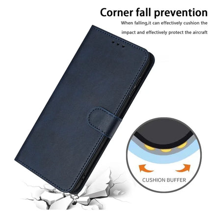 For Motorola Edge 50 Neo 5G / Moto S50 5G / Thinkphone 25 5G Case Flip Stand PU Leather Wallet Phone Cover Calf Texture