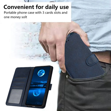 For Motorola Edge 50 Neo 5G / Moto S50 5G / Thinkphone 25 5G Case Flip Stand PU Leather Wallet Phone Cover Calf Texture