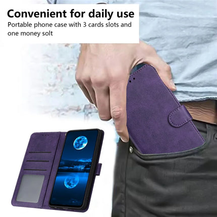 For Motorola Edge 50 Neo 5G / Moto S50 5G / Thinkphone 25 5G Case Flip Stand PU Leather Wallet Phone Cover Calf Texture