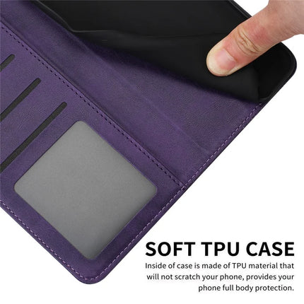 For Motorola Edge 50 Neo 5G / Moto S50 5G / Thinkphone 25 5G Case Flip Stand PU Leather Wallet Phone Cover Calf Texture