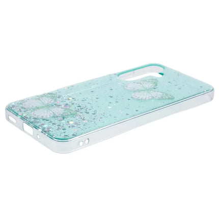 WANLONFENG AW Series for Samsung Galaxy A16 4G / 5G Case with Screen Film TPU Phone Cover PVC Butterfly Epoxy