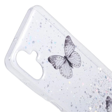WANLONFENG AW Series for Samsung Galaxy A06 Case with Screen Film TPU Phone Cover PVC Butterfly Epoxy