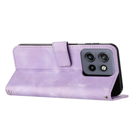 For Motorola Edge 50 Neo 5G / Moto S50 5G / Thinkphone 25 5G Case Handbag Imprinted Triangle Leather Phone Cover