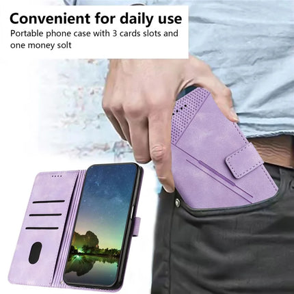 For Motorola Edge 50 Neo 5G / Moto S50 5G / Thinkphone 25 5G Case Handbag Imprinted Triangle Leather Phone Cover